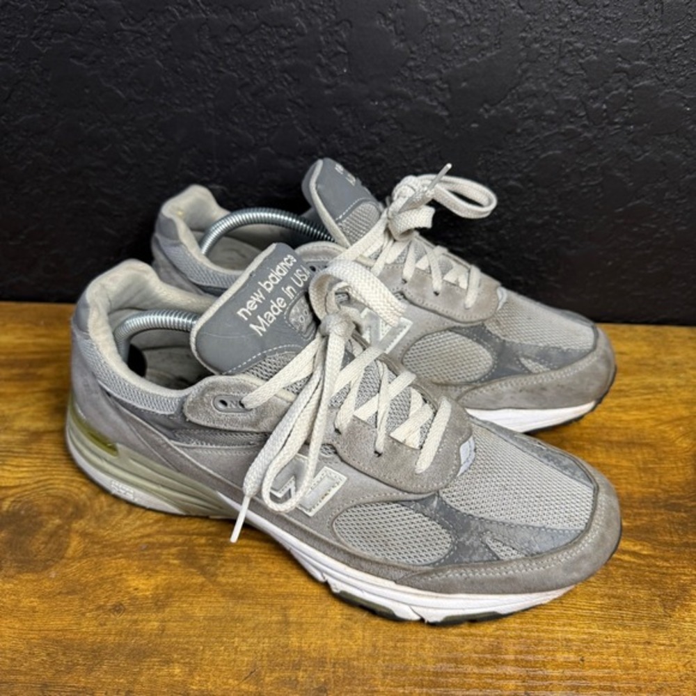 New Balance 993‎ WR993GL Grey Suede Mesh Running Shoes Womens 10 Made in USA